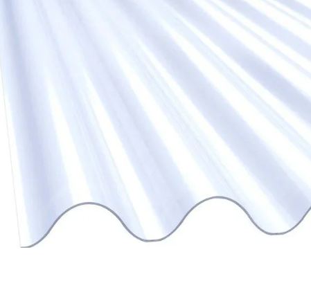 TELHA ONDULADA TRANSLUCIDA PRFV 2,44 X 1,10 FIBRARTE