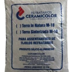 TERRA REFRATARIA M18 PACOTE 10KG CERAMICOLOR REFRATARIOS / REFRAMA