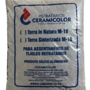 3aeed758-84e1-4464-b74a-a1c4fe4bdb0d TERRA REFRATARIA M18 PACOTE 10KG CERAMICOLOR REFRATARIOS / REFRAMA