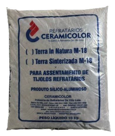 TERRA REFRATARIA M18 PACOTE 10KG CERAMICOLOR REFRATARIOS / REFRAMA