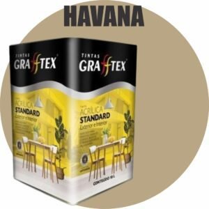 TINTA ACRILICA FOSCA STANDARD INT/EXT 18L HAVANA GRAFFTEX