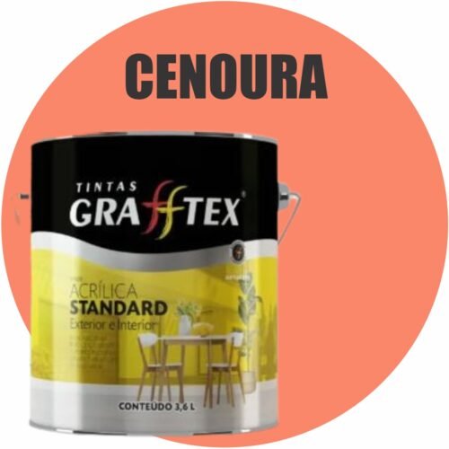 54e594b4-2b92-4160-a523-f45ec44be1e9 TINTA ACRILICA FOSCA STANDARD INT/EXT 3,6L CENOURA GRAFFTEX