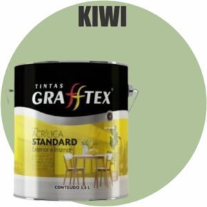 TINTA ACRILICA FOSCA STANDARD INT/EXT 3,6L KIWI GRAFFTEX