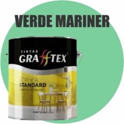 TINTA ACRILICA FOSCA STANDARD INT/EXT 3,6L VERDE MARINER GRAFFTEX