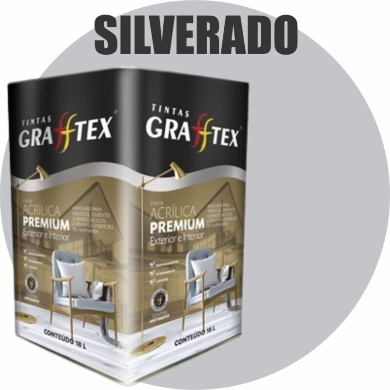 TINTA ACRILICA FOSCA PREMIUM INT/EXT 18L SILVERADO GRAFFTEX