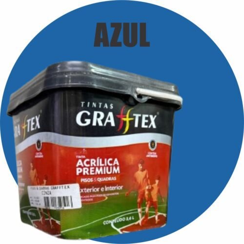 093d21a2-8002-4620-a880-aa37f8cd40e5 TINTA ACRILICA FOSCA PISOS E QUADRAS PREMIUM 3,6L AZUL GRAFFTEX