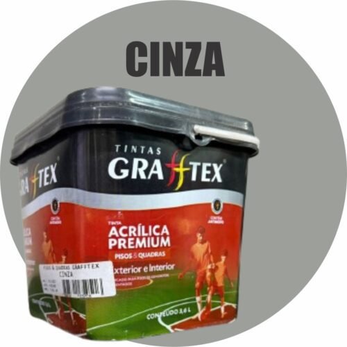 feaf2293-f4ca-4c7e-a77b-9b3e8884b97a TINTA ACRILICA FOSCA PISOS E QUADRAS PREMIUM 3,6L CINZA GRAFFTEX-