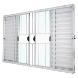 VENEZIANA ALUM 6F BR 120X100-8 C/G C/V CRV P3322 CLASSIC 3322*