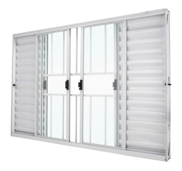 VENEZIANA ALUM 6F BR 150X100 C/G C/V CRV P3323 CLASSIC 3323*