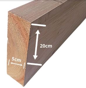 VIGA CAMBARA 5X20 APARELHADA