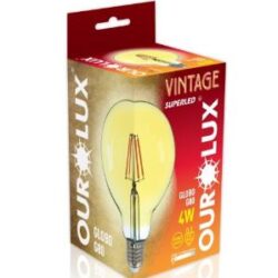 VINTAGE LED GLOBO G80 4W BIV 2400K OUROLUX 05345