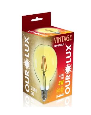 VINTAGE LED GLOBO G80 4W BIV 2400K OUROLUX 05345
