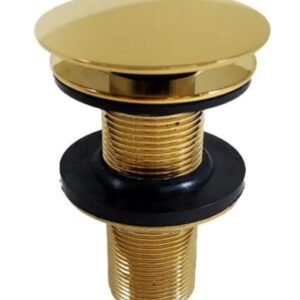 VALVULA LAVATORIO/CUBA 61617 CLICK LUXO 8CM 7/8 GOLD BRILHO RAINHA 216526