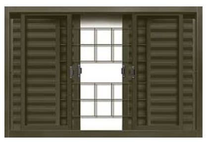 VENEZIANA C/GR QUAD 200X100-12 DHP 00557