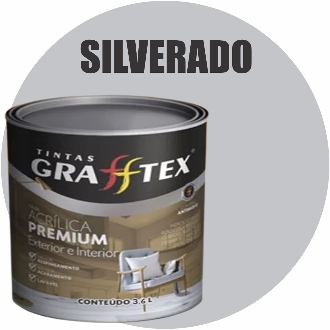 541ec5c5-cc3a-4718-a682-ac04d051096b TINTA ACRILICA FOSCA PREMIUM INT/EXT 3,6L SILVERADO GRAFFTEX