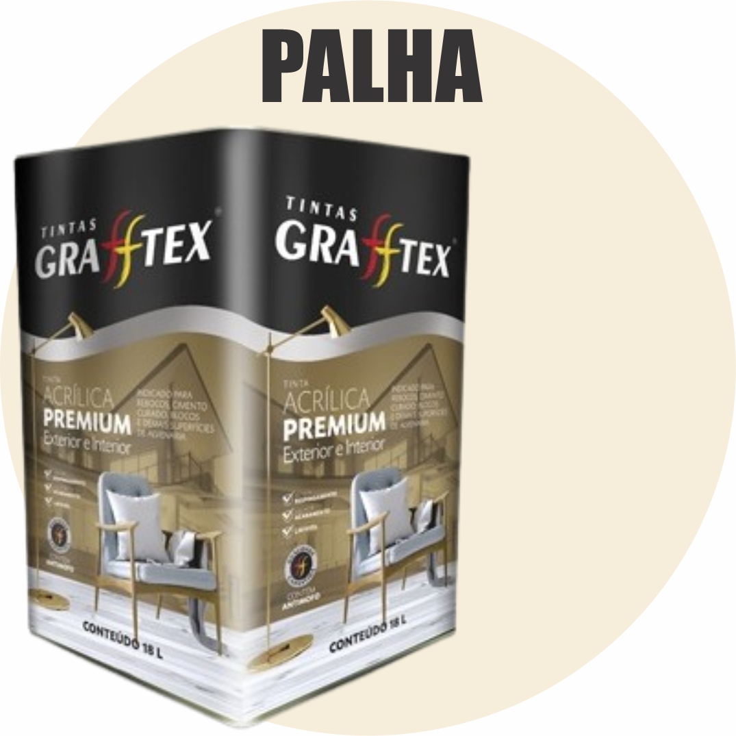 32c67d4e-f840-4ae6-8f6f-ff72a6067475 TINTA ACRILICA FOSCA PREMIUM INT/EXT 18L PALHA GRAFFTEX-