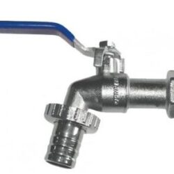 TORNEIRA ESFERA PARA JARDIM 3/4 ZAMAK COM BICO - ULTRA METAIS 004531