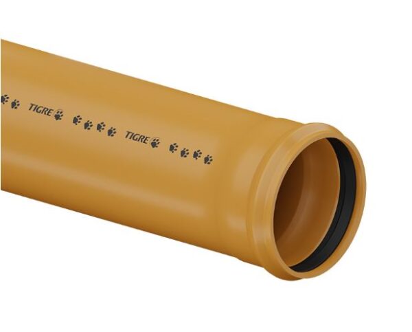 TUBO COLETOR ESGOTO JEI DN200 BARRA 6MT TIGRE 11212727
