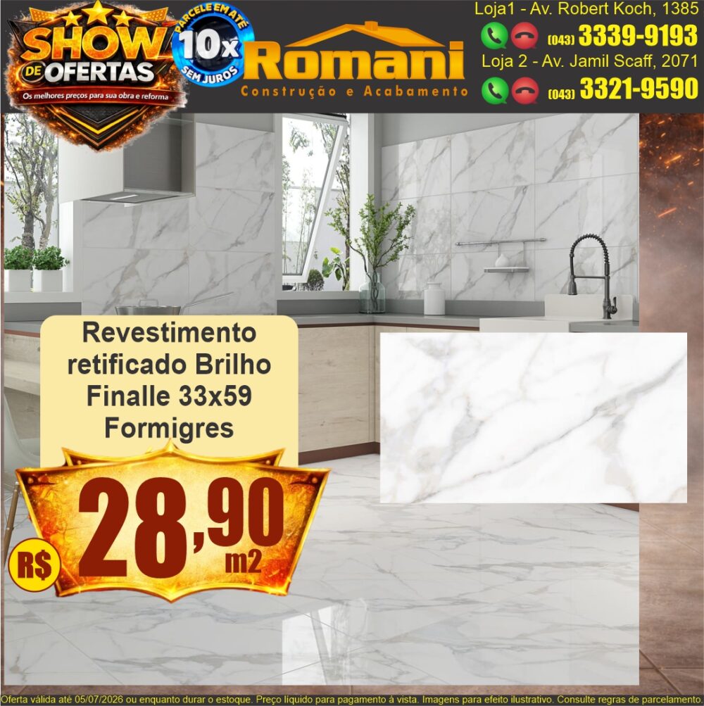 revestimento retificando brilho 33x59 hd finalle marmorizado FORMIGRES SHOW DE OFERTAS promocao oferta barato