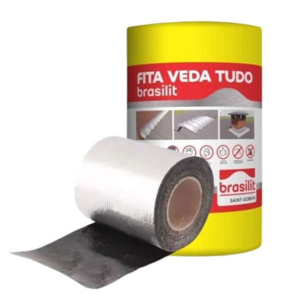 FITA VEDA TUDO MULTIUSO ALUMINIO 20CM X 10M BRASILIT