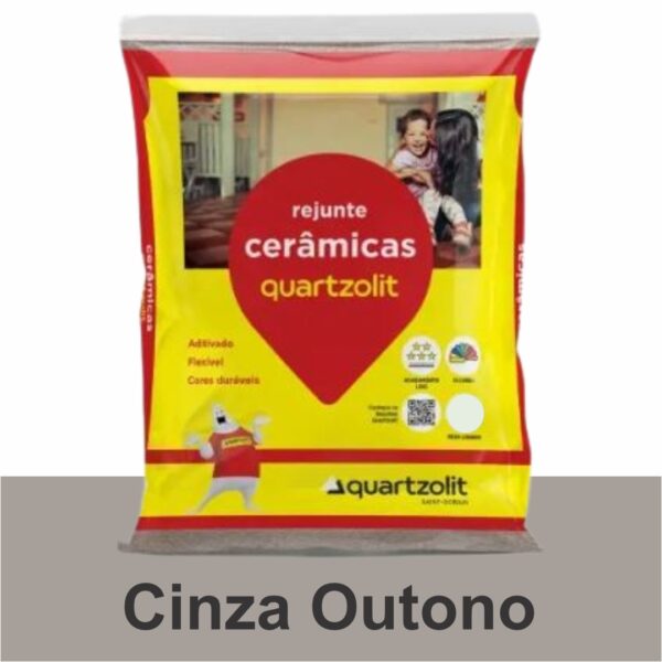 REJUNTE CERAMICO FLEX 5KG CINZA OUTONO QUARTZOLIT
