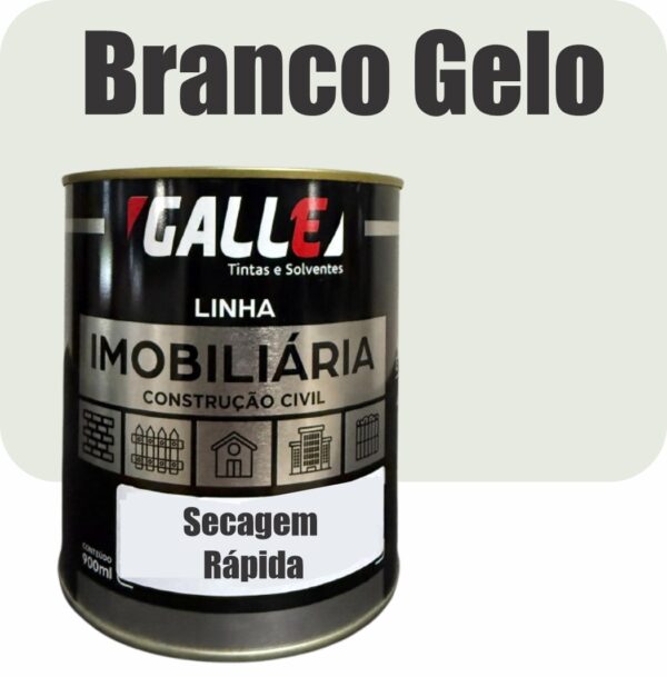 ESMALTE SINTETICO SECAGEM RAPIDA BRILHANTE 0,9L BRANCO GELO GALLE