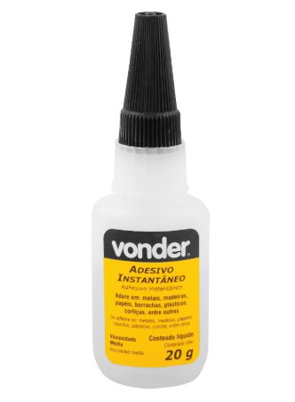 ADESIVO INSTANTANEO (COLA) CIANOACRILATO (793) 20GR VONDER 1662020000