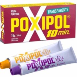 ADESIVO EPOXI LIQ. 10MIN TRANSP 16G/14ML - POXIPOL