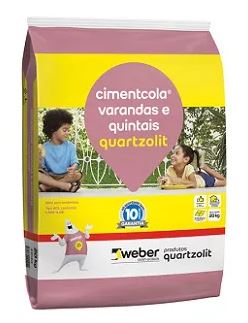 ARGAMASSA ACII VARANDAS E QUINTAIS 20KG QUARTZOLIT