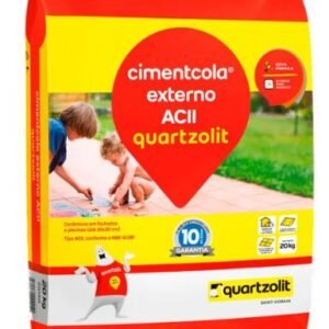 ed5df22c-a6e8-40a0-9837-56bab61d67ea ARGAMASSA EXTERNA ACII 20KG QUARTZOLIT CINZA