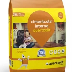 ARGAMASSA INTERNA ACI 20KG QUARTZOLIT CINZA#