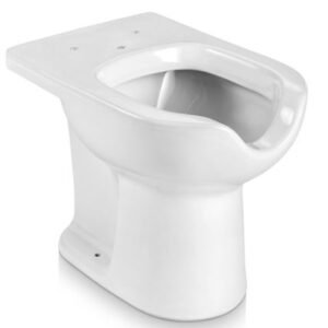 BACIA CONVENCIONAL LUNA MEDIC BRANCA ICASA IP9200 ACESSIVEL CADEIRANTE