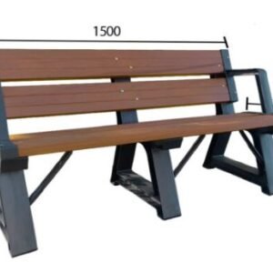 BANCO JARDIM 1,5MTS JATOBA MADEIRA PLAST IN BRASIL