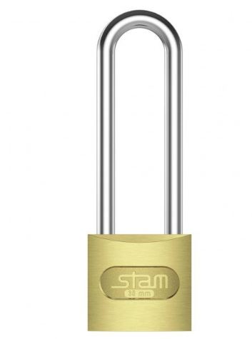 CADEADO 35 MM - ZAMAC ( E-COAT ) HASTE LONGA STAM 90302