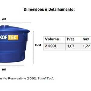 64875150-1c17-4cae-9f97-47d7b64a6fb6 CAIXA D'AGUA 2000L POLIETILENO COM TAMPA BAKOF