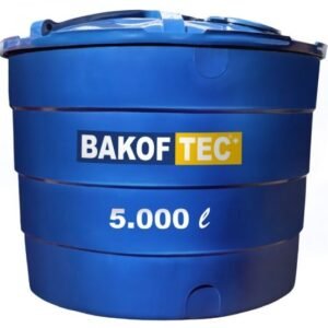 CAIXA D'AGUA 5000L (5.000L) POLIETILENO COM TAMPA BAKOFF