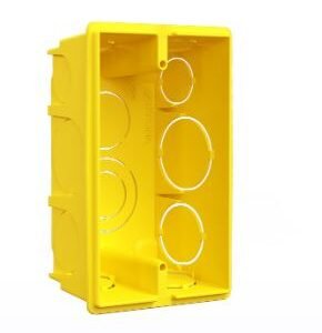 CAIXA DE LUZ AMARELA 4X2 KRONA