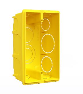 CAIXA DE LUZ AMARELA 4X2 KRONA