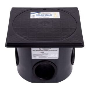 2ae612b0-ffe6-477e-a6d5-bf43334fea8b CAIXA INSPECAO PASSAGEM ESG. 04 FUROS 30X25 BREC