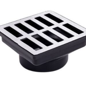 CAIXA COLETORA COM GRELHA DE ALUMINIO 15X15 BREC