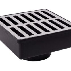 CAIXA COLETORA COM GRELHA DE ALUMINIO 20X20 BREC