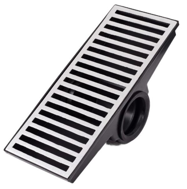 CAIXA COLETORA COM GRELHA DE ALUMINIO 20X50 BREC