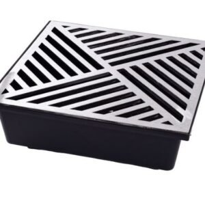 add2b96a-3ee2-45e7-aacf-721e58306bd0 CAIXA COLETORA COM GRELHA DE ALUMINIO 30X30 BREC