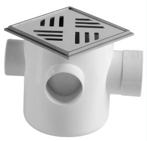 CAIXA SIFONADA QD. GR ALUM 10X12CM ASTRA CS2/AL