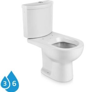 KIT BACIA IP94 + CAIXA ACOPLADA IC94 LUNA SPECIALE BRACA ICASA (IC94+IP91)