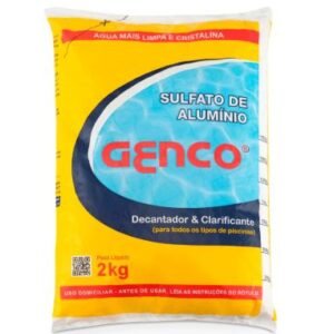 CLARIFICANTE SULFATO DE ALUMINIO 2KG GENCO