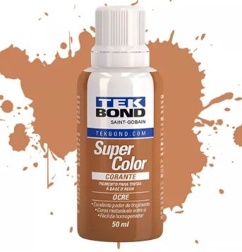 CORANTE LIQUIDO SUPER COLOR 50ML OCRE TEKBOND
