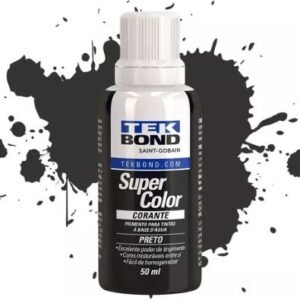 CORANTE LIQUIDO SUPER COLOR 50ML PRETO TEKBOND