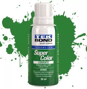 CORANTE LIQUIDO SUPER COLOR 50ML VERDE TEKBOND