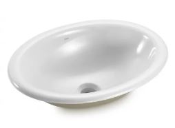 CUBA EMBUTIR OVAL BRANCA 49x36 ICASA IL600